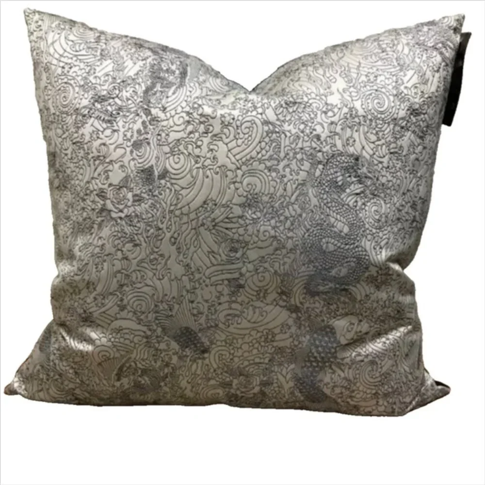 Jean Paul Gaultier Embroidered Serpent Accent Pillow